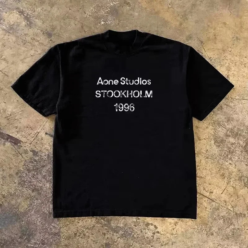 Streetwear Brand Marketing - T-shirt classica con logo STOCKHOLM 1996,