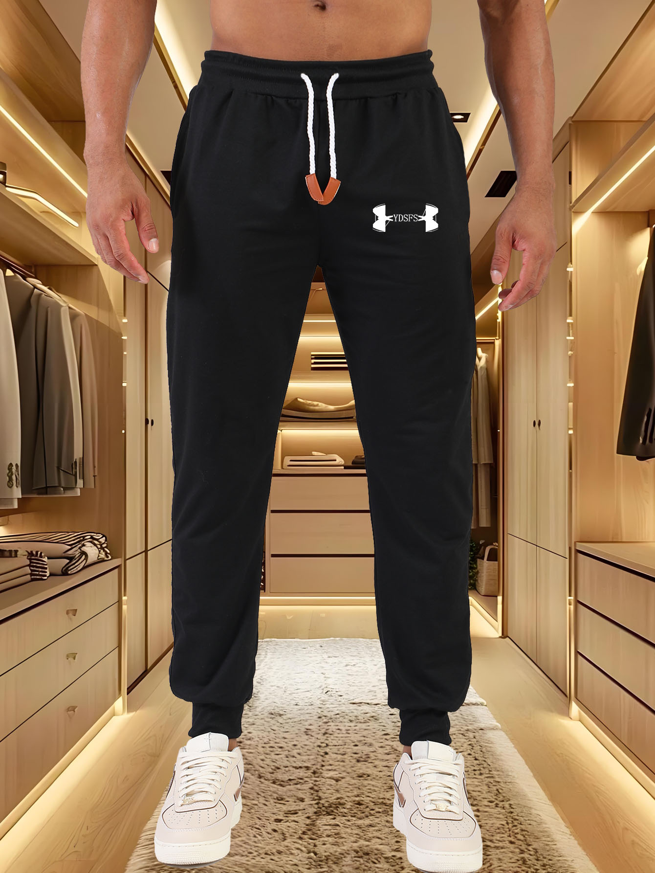Streetwear Brands Logo - Pantaloni Jogger da Uomo con Logo