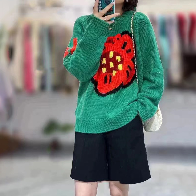 Maglione da donna in puro cash - Streetwear Brand With Flowers recensione e prezzo