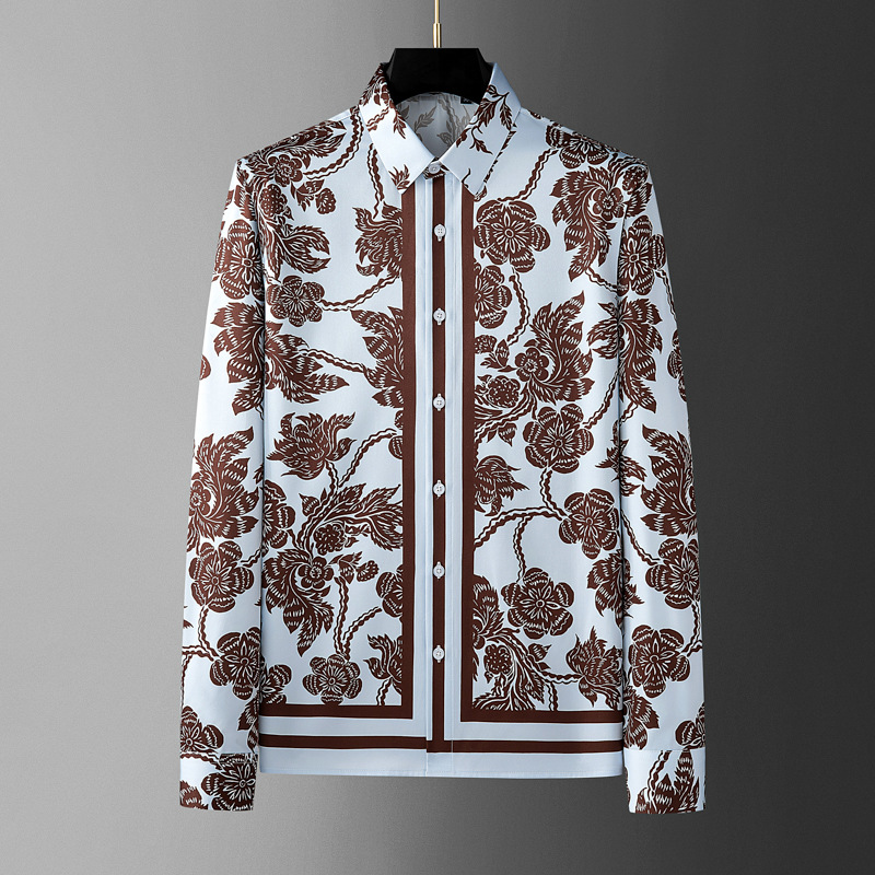 Camicia da uomo stampata con f - Streetwear Brand With Flowers recensione e prezzo