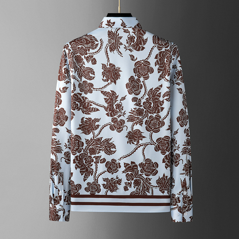 Camicia da uomo stampata con f - Streetwear Brand With Flowers recensione e prezzo